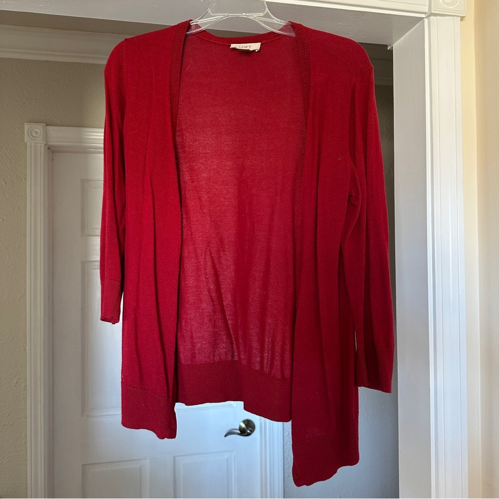 Red Loft cardigan